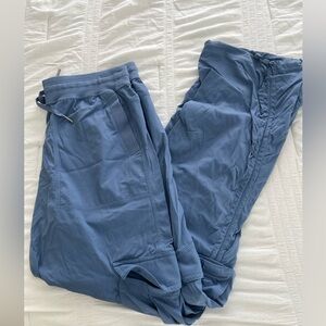 Lululemon Athletica Blue Dance Studio Relaxed Fit Mid-Rise Cargo Pant